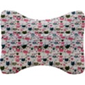 Adorable seamless cat head pattern01 Velour Seat Head Rest Cushion View2