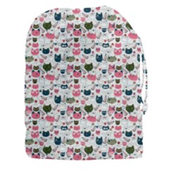 Adorable Seamless Cat Head Pattern01 Drawstring Pouch (3xl) by TastefulDesigns