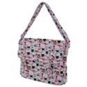 Adorable seamless cat head pattern01 Buckle Messenger Bag View2