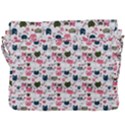 Adorable seamless cat head pattern01 Buckle Messenger Bag View3