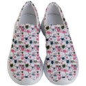 Adorable seamless cat head pattern01 Women s Lightweight Slip Ons View1