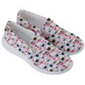 Adorable seamless cat head pattern01 Women s Lightweight Slip Ons View3