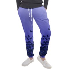 Gradient Butterflies Pattern, Flying Insects Theme Men s Jogger Sweatpants by Casemiro