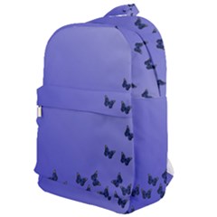 Gradient Butterflies Pattern, Flying Insects Theme Classic Backpack by Casemiro