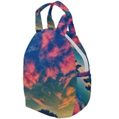  Brushstroke Skies Travel Backpacks by okhismakingart