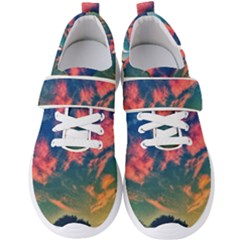  Brushstroke Skies Men s Velcro Strap Shoes by okhismakingart