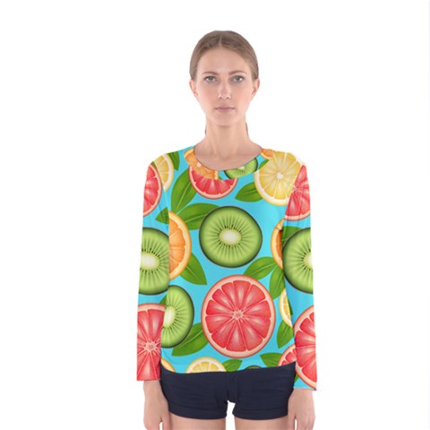 Fruit Love Women s Long Sleeve Tee by designsbymallika