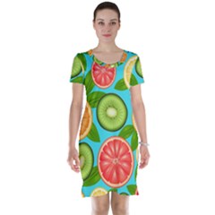 Fruit Love Short Sleeve Nightdress by designsbymallika