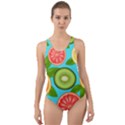 Fruit Love Cut-Out Back One Piece Swimsuit View1