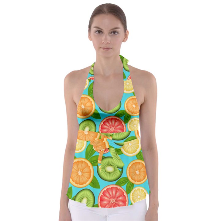 Fruit Love Babydoll Tankini Top