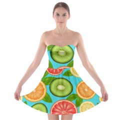 Fruit Love Strapless Bra Top Dress by designsbymallika