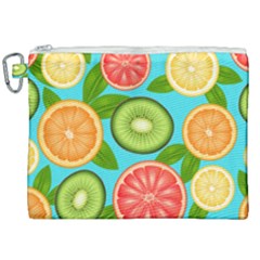 Fruit Love Canvas Cosmetic Bag (xxl) by designsbymallika