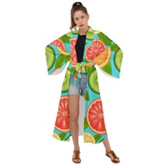 Fruit Love Maxi Kimono by designsbymallika