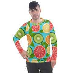 Fruit Love Men s Pique Long Sleeve Tee