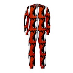  Bull In Comic Style Pattern - Mad Farming Animals Onepiece Jumpsuit (kids)