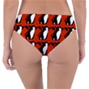  Bull In Comic Style Pattern - Mad Farming Animals Reversible Classic Bikini Bottoms View2