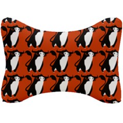  Bull In Comic Style Pattern - Mad Farming Animals Seat Head Rest Cushion by DinzDas