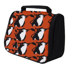  Bull In Comic Style Pattern - Mad Farming Animals Full Print Travel Pouch (small) by DinzDas