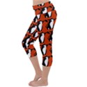  Bull In Comic Style Pattern - Mad Farming Animals Lightweight Velour Capri Yoga Leggings View2