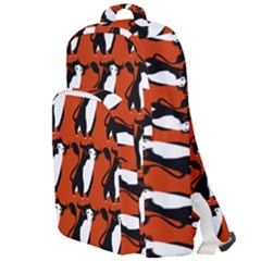  Bull In Comic Style Pattern - Mad Farming Animals Double Compartment Backpack by DinzDas