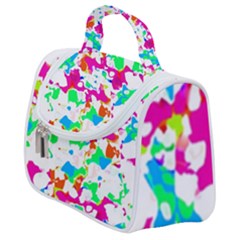 Bright Multicolored Abstract Print Satchel Handbag by dflcprintsclothing