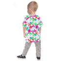 Bright Multicolored Abstract Print Kids  Raglan Tee View2