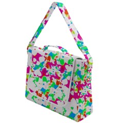 Bright Multicolored Abstract Print Box Up Messenger Bag