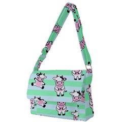 Cow Pattern Full Print Messenger Bag (s) by designsbymallika