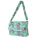 Cow Pattern Full Print Messenger Bag (S) View1