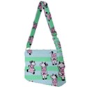 Cow Pattern Full Print Messenger Bag (S) View2