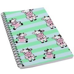 Cow Pattern 5 5  X 8 5  Notebook by designsbymallika