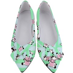 Cow Pattern Women s Bow Heels