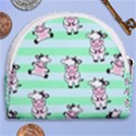 Cow Pattern Horseshoe Style Canvas Pouch View2