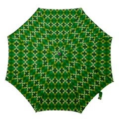 St Patricks Pattern Hook Handle Umbrellas (large) by designsbymallika