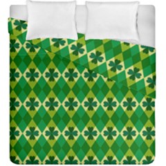 St Patricks Pattern Duvet Cover Double Side (king Size) by designsbymallika