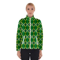 St Patricks Pattern Winter Jacket by designsbymallika