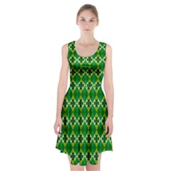 St Patricks Pattern Racerback Midi Dress by designsbymallika