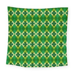 St Patricks Pattern Square Tapestry (large) by designsbymallika