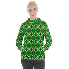 St Patricks Pattern Women s Hooded Pullover