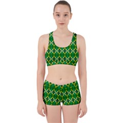 St Patricks Pattern Work It Out Gym Set by designsbymallika