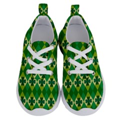 St Patricks Pattern Running Shoes by designsbymallika