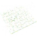 St Patricks Pattern Wooden Puzzle Square View1