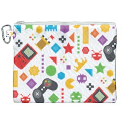 Gamer Canvas Cosmetic Bag (xxl) by designsbymallika