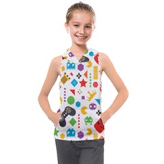 Gamer Kids  Sleeveless Hoodie