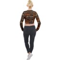 When Food Is Love Long Sleeve Cropped Velvet Jacket View2