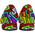 Graffitti Pattern Women s Block Heels  View4