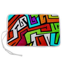 Graffitti Pattern Pen Storage Case (s)