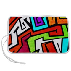 Graffitti Pattern Pen Storage Case (m)