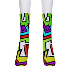 Graffitti Pattern Men s Crew Socks