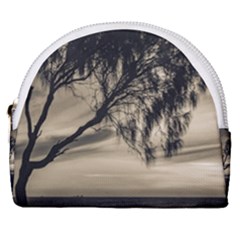 Coast Sunset Scene, Montevideo, Uruguay Horseshoe Style Canvas Pouch by dflcprintsclothing